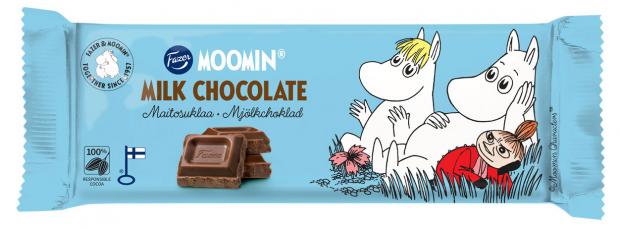 

Шоколад Fazer MOOMIN Молочный, 68 г