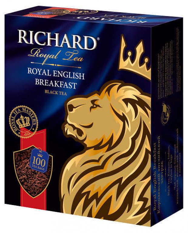

Чай черный Richard English Breakfast в пакетиках, 100х2 г