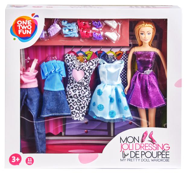 

Набор игровой ONE TWO FUN Кукла с аксессуарами