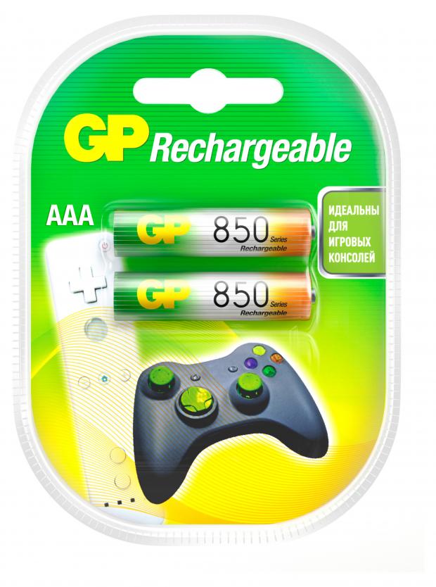   Rechargeable 850   AAA, 2 