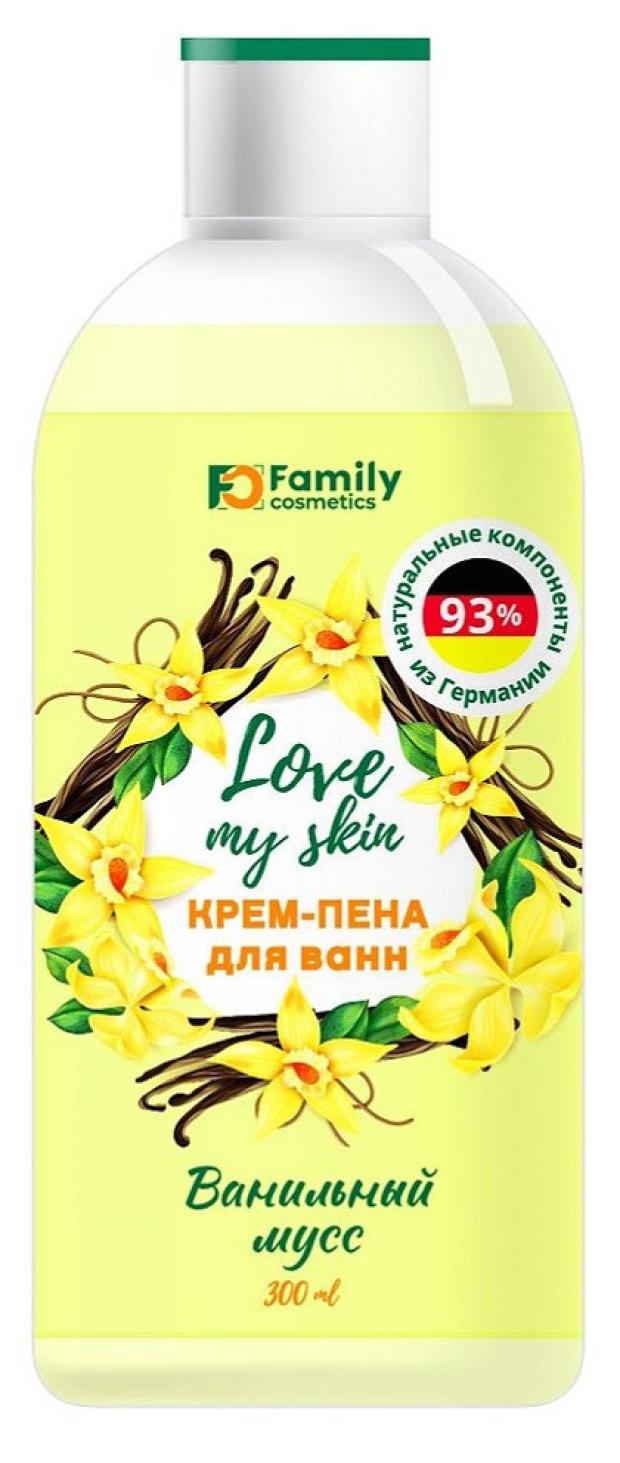 Крем-пена для ванн Vilsen Love my Ванильный мусс, 300 мл