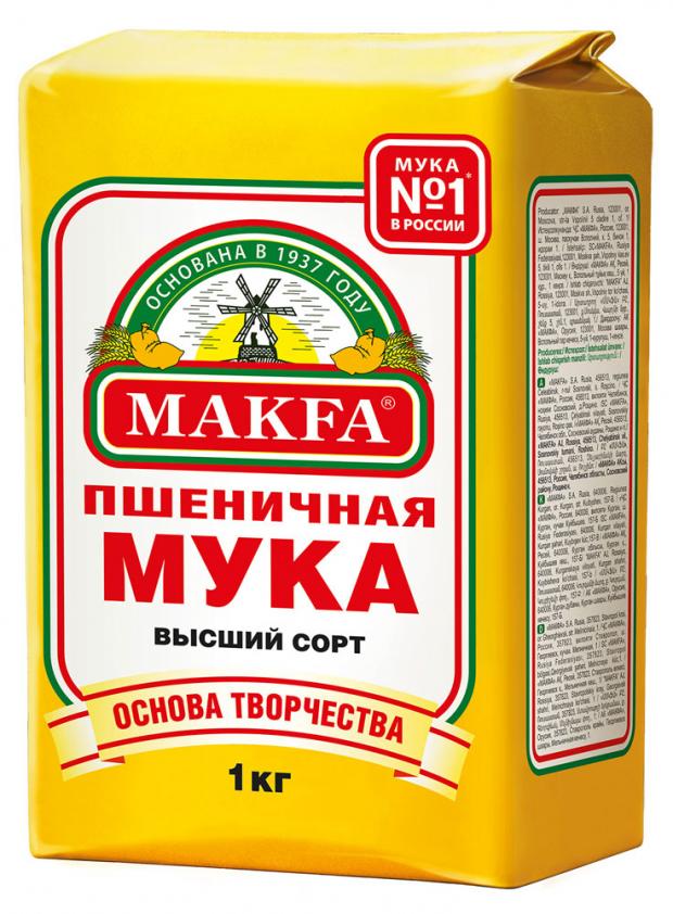 

Мука пшеничная MAKFA, 1 кг