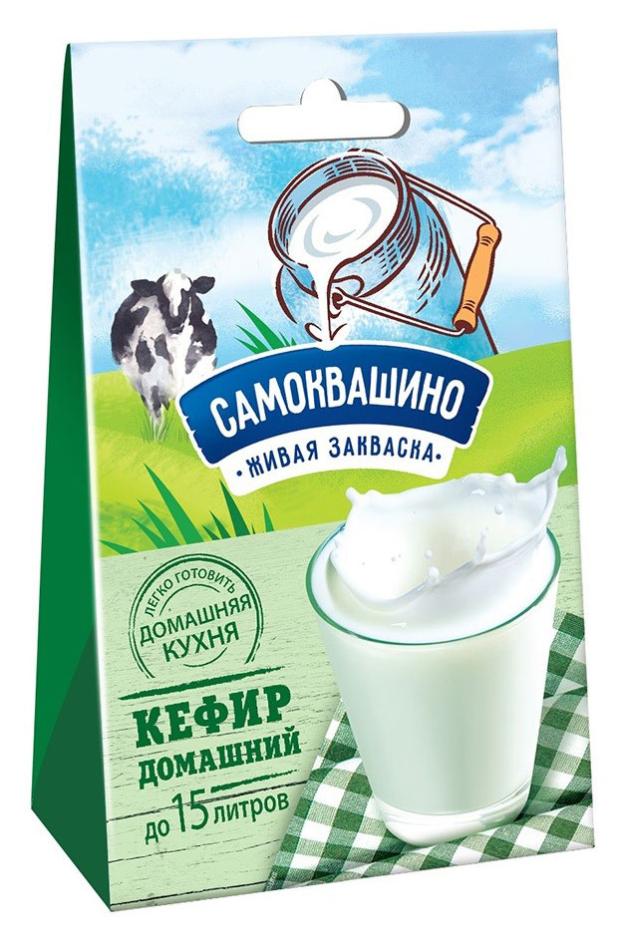 

Закваска Самоквашино Биокефир Домашний БЗМЖ, 5х2 г