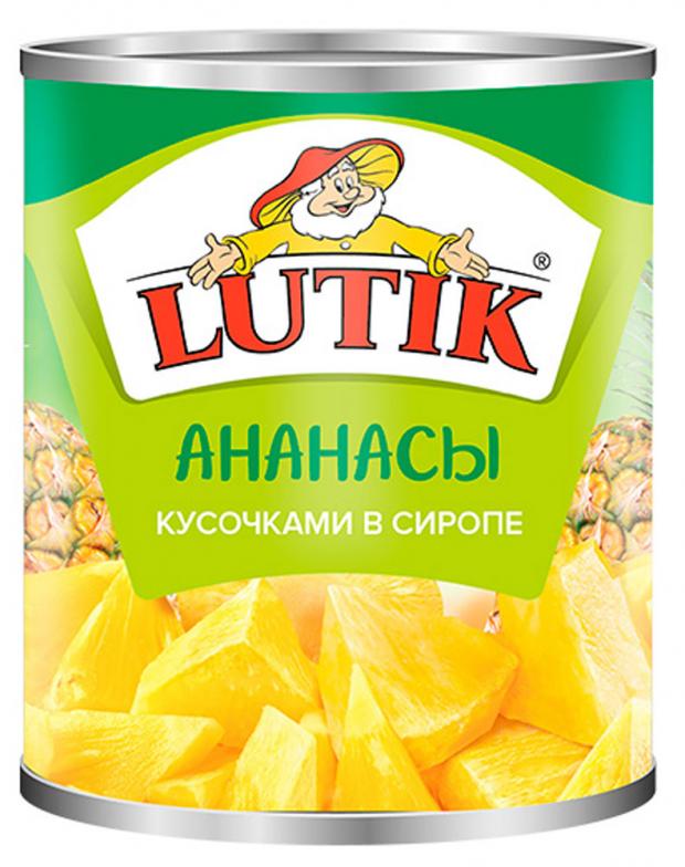 

Ананасы консервированные LUTIK кусочками в сиропе, 850 мл
