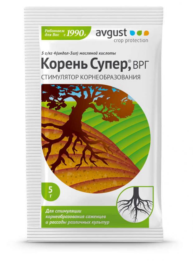 Стимулятор корнеобразования Avgust Корень Супер, 5 г