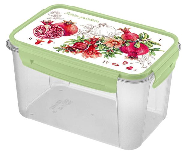 

Контейнер для продуктов Бытпласт Гранат, 1,5 л