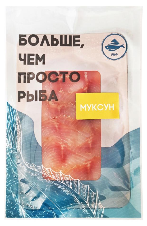 

Муксун холодного копчения Риф ломтики, 100 г