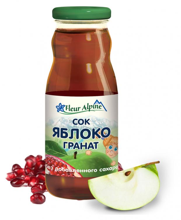 

Сок детский Fleur Alpine яблочно-гранатовый, с 8 месяцев, 200 мл