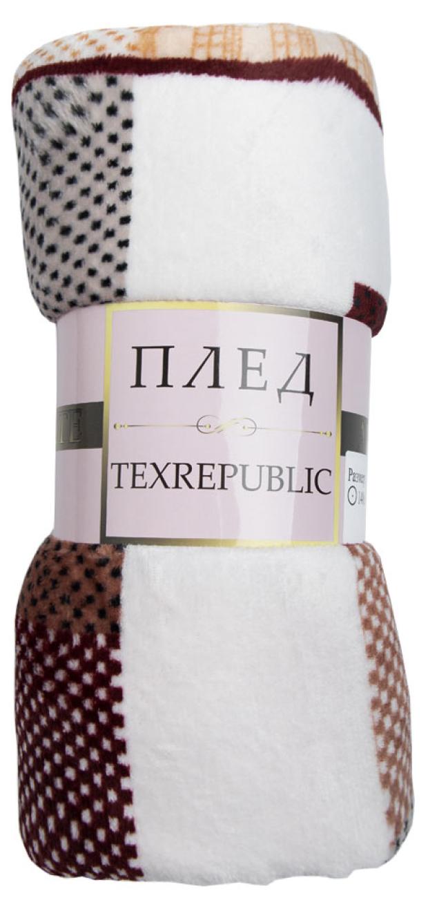 

Плед Texrepublic в клетку фланель, 140х200 см