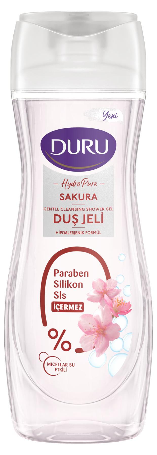 Гель для душа Duru Hydro Pure Sakura, 450 мл