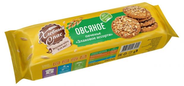 

Печенье овсяное «Хлебный Спас» со злаками, 250 г