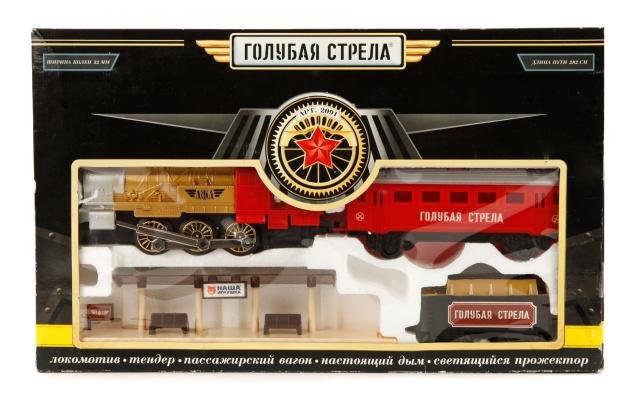 

Железная дорога Голубая Стрела Локомотив, 282 см