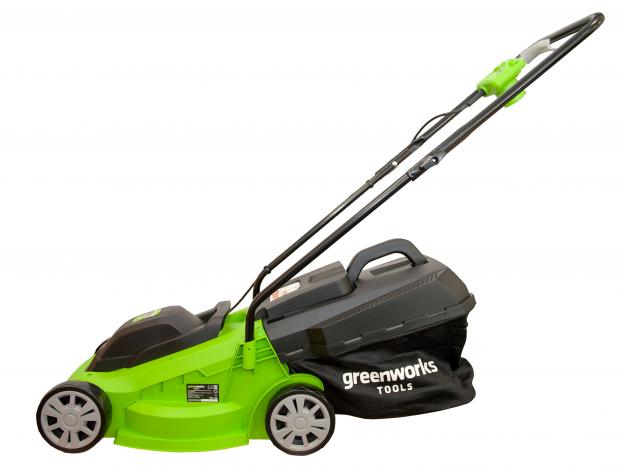 Газонокосилка электрическая Greenworks GLM1232, 1200 Вт