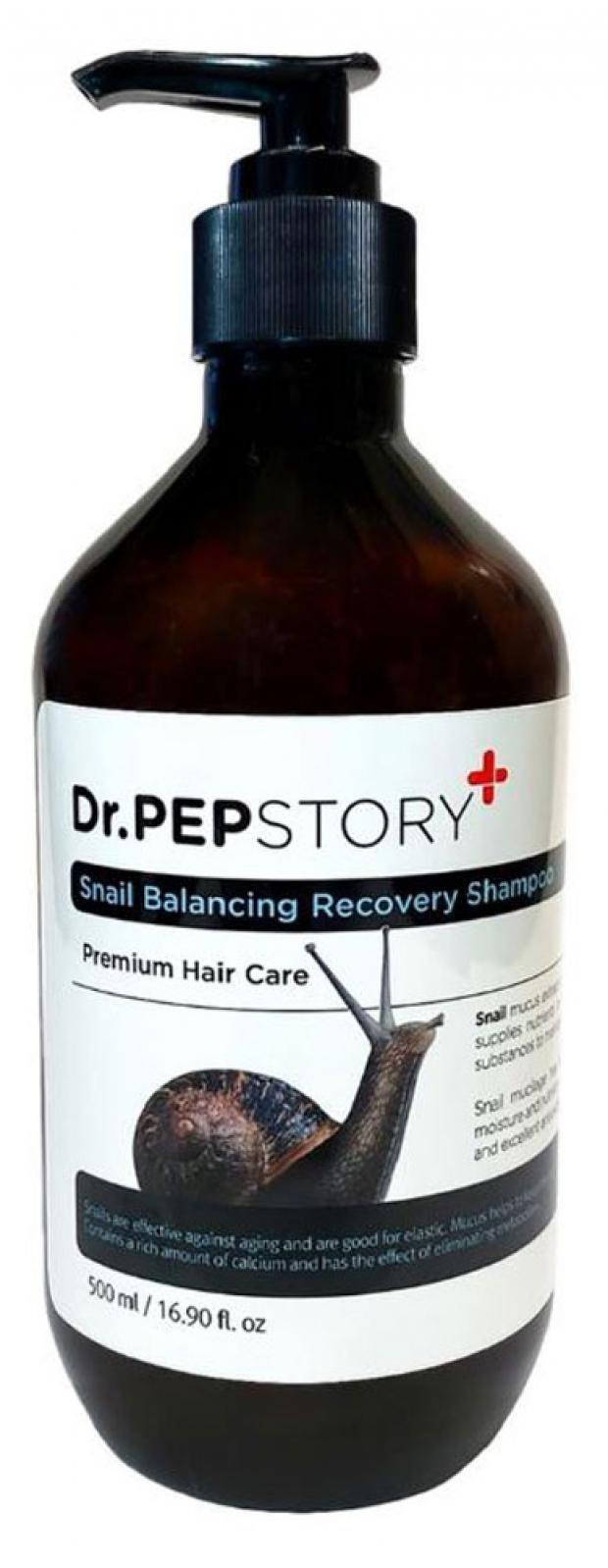 

Шампунь для волос Dr.Pepstory с муцином улитки, 500 мл