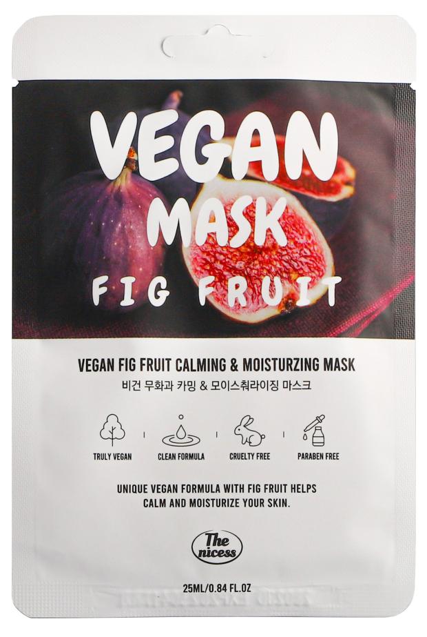 

Маска для лица The nicess Vegan увлажнение с инжиром тканевая, 25 мл
