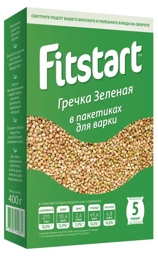 

Крупа гречневая Fitstart зеленая, 5x80 г