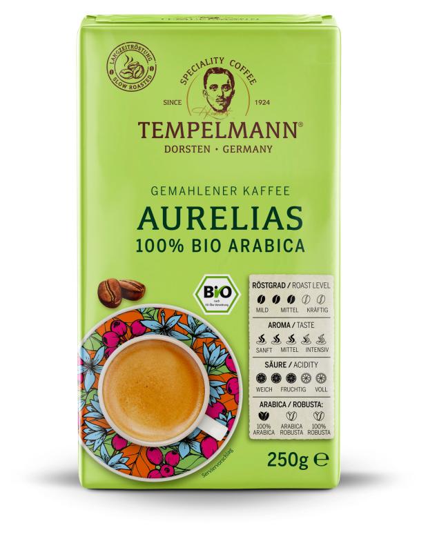 

Кофе молотый Tempelmann Aurelias, 250 г