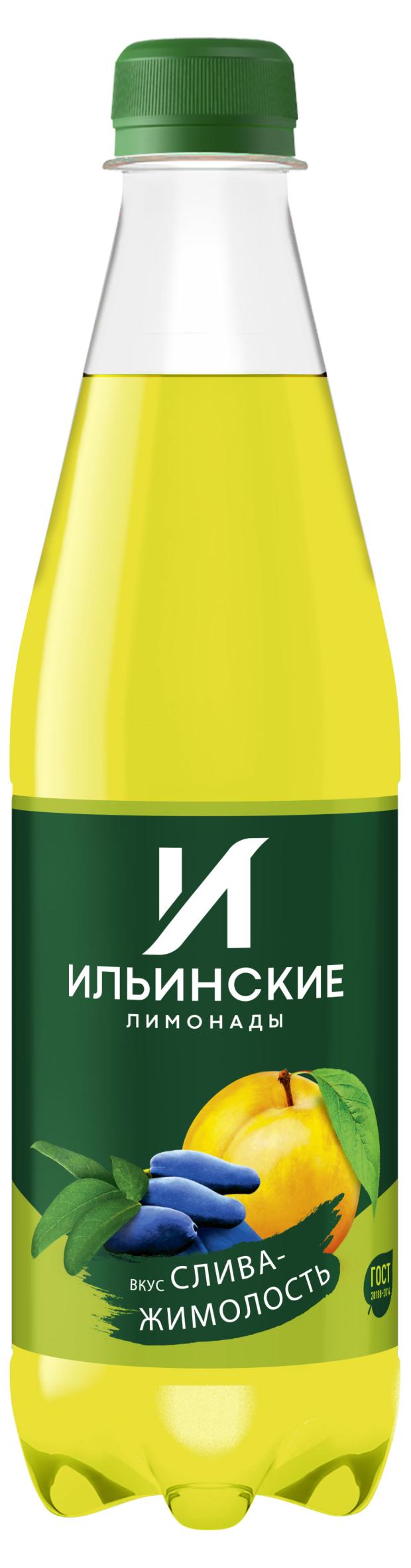 

Газированный напиток ИЛЬИНСКИЕ ЛИМОНАДЫ Слива-Жимолость, 480 мл