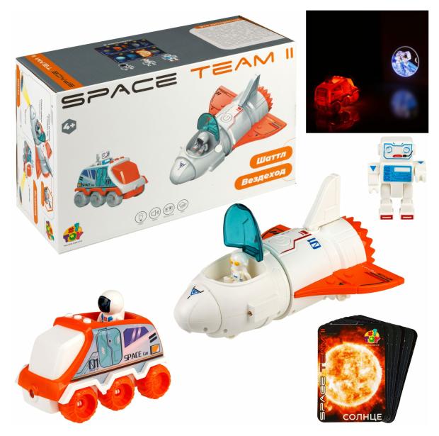

Набор 1TOY Шаттл и вездеход 2 в 1 Space Team II