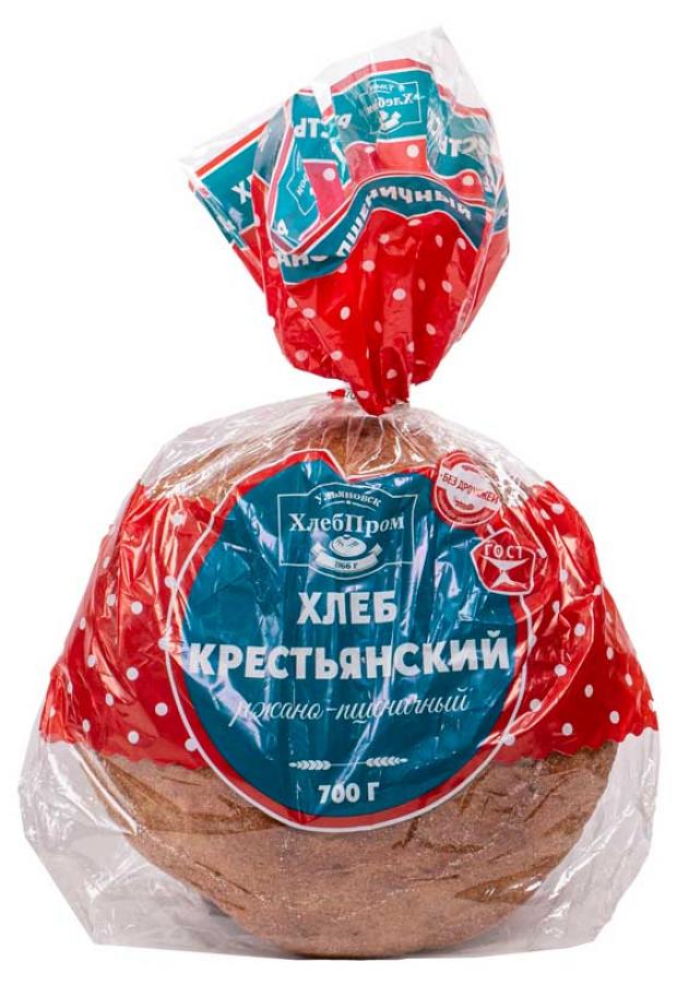Хлеб ржано-пшеничный Ульяновскхлебпром Крестьянский, 700 г