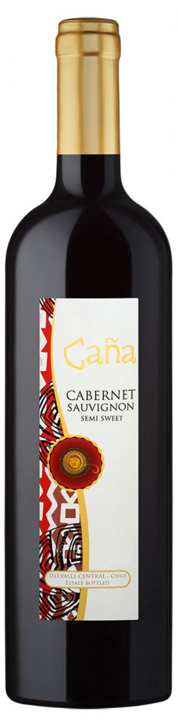 Вино Cana CABERNET SAUVIGNON красное полусладкое Чили, 0,75 л