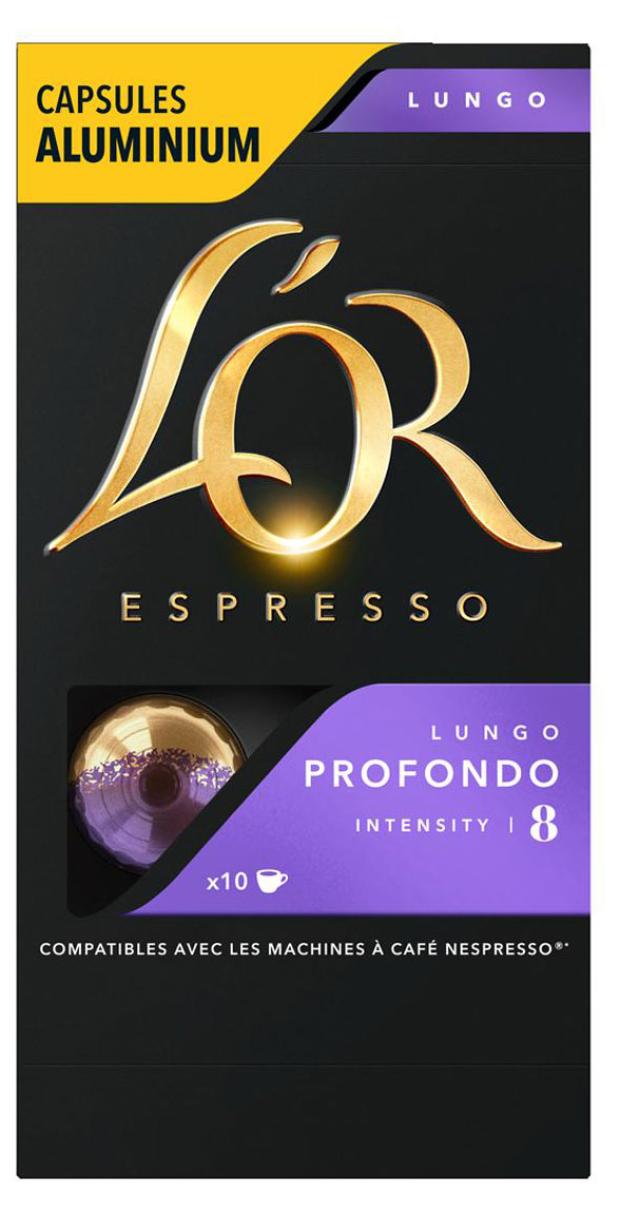Кофе в капсулах Lor Espresso Lungo Profondo, 10 капсул