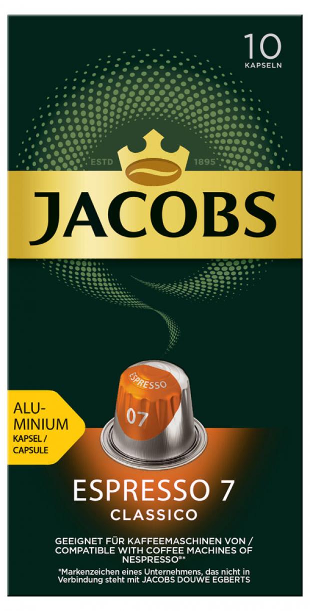 

Кофе в капсулах Jacobs Espresso №7 Classico, 10 шт