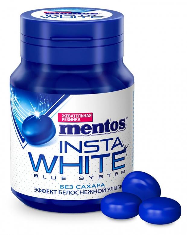 Резинка жевательная Mentos Insta White, 50 г