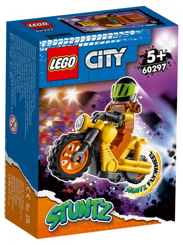 Конструктор LEGO City 60297 Разрушительный трюковый мотоцикл