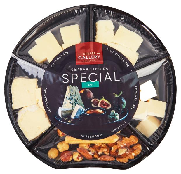 

Сыр полутвердый Сырная тарелка Cheese Gallery Premium Set 38% БЗМЖ, 205 г
