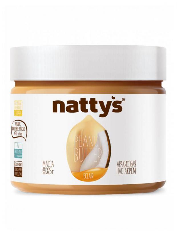 

Паста арахисовая Nattys Eclair с кокосовым маслом и медом, 325 г