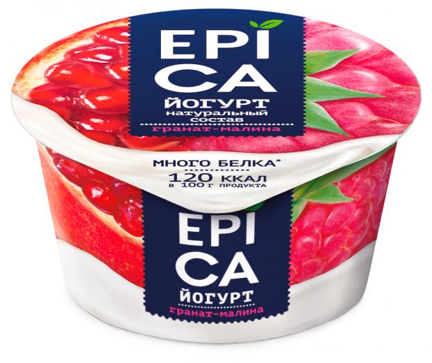 

Йогурт Epica фруктовый с гранатом и малиной 4.8%, 130 г