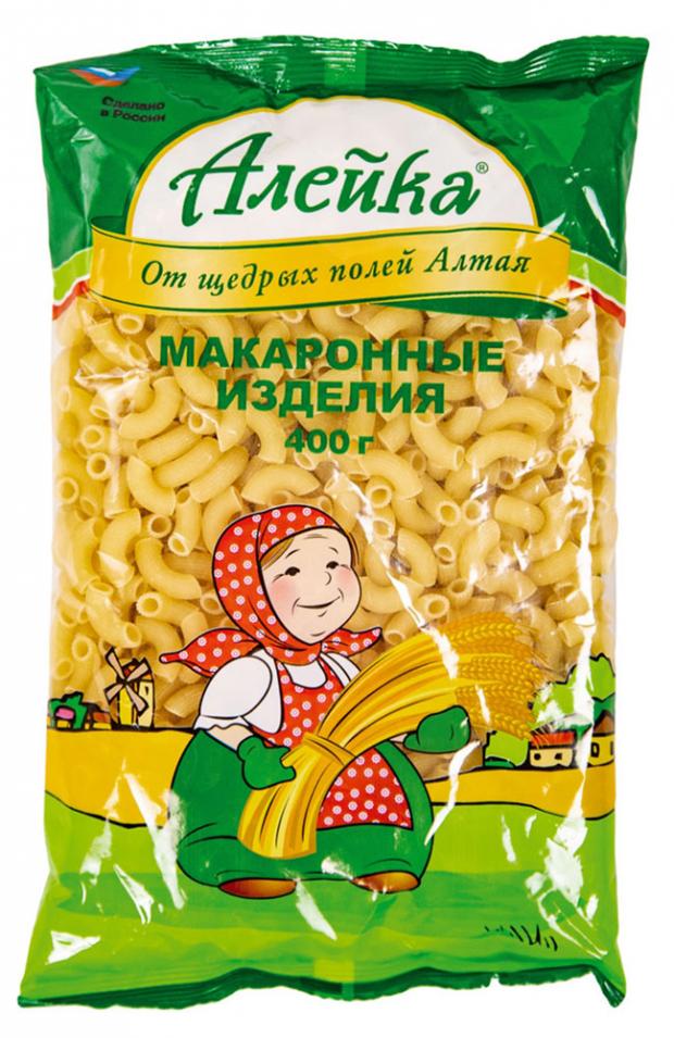 Макаронные изделия Алейка Рожки 7, 400 г