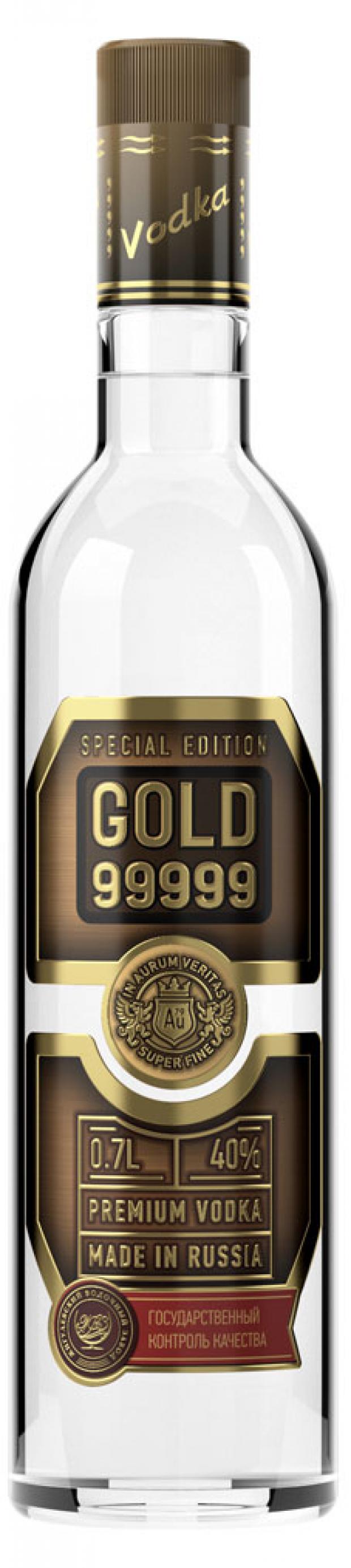 Водка Пять девяток Gold Россия, 0,7л