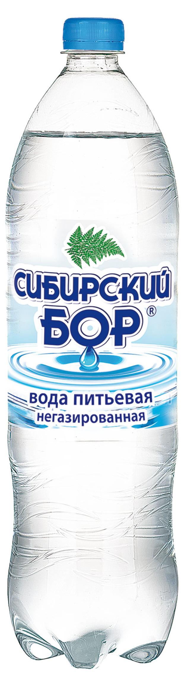 Вода питьевая Сибирский бор негазированная, 1,5 л