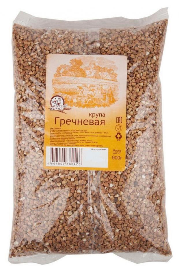 Крупа Гречневая Веселые жнецы, 900 г