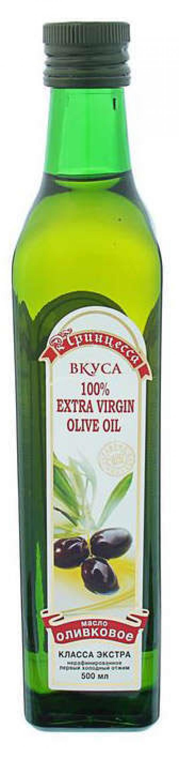 Масло оливковое Принцесса Вкуса Extra Virgin нерафинированное, 500 мл