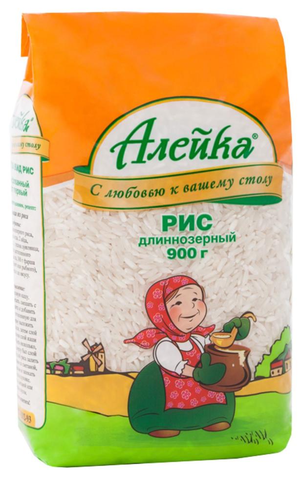 Рис Алейка длиннозерный шлифованный, 900 г