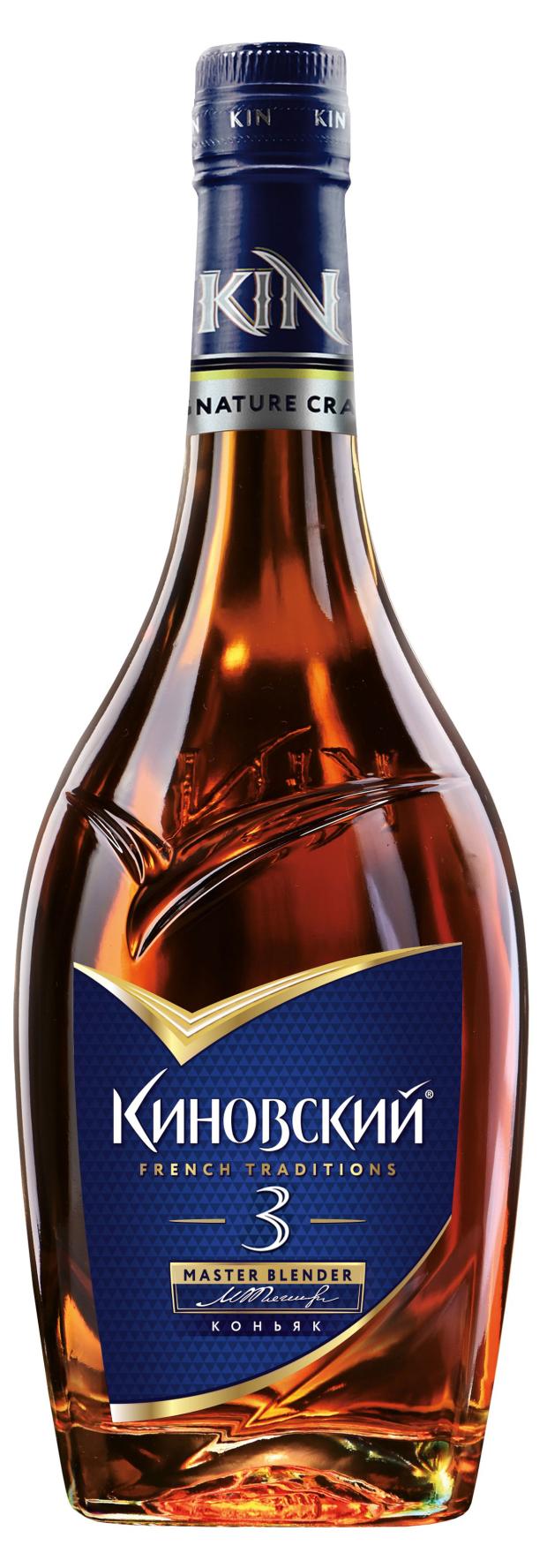 Коньяк Киновский 3 года Россия, 1 л
