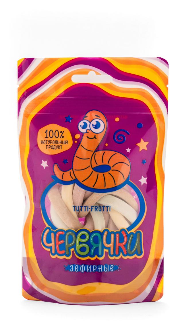

Зефир Дом Музы Червячки Тутти-фрутти, 34 г