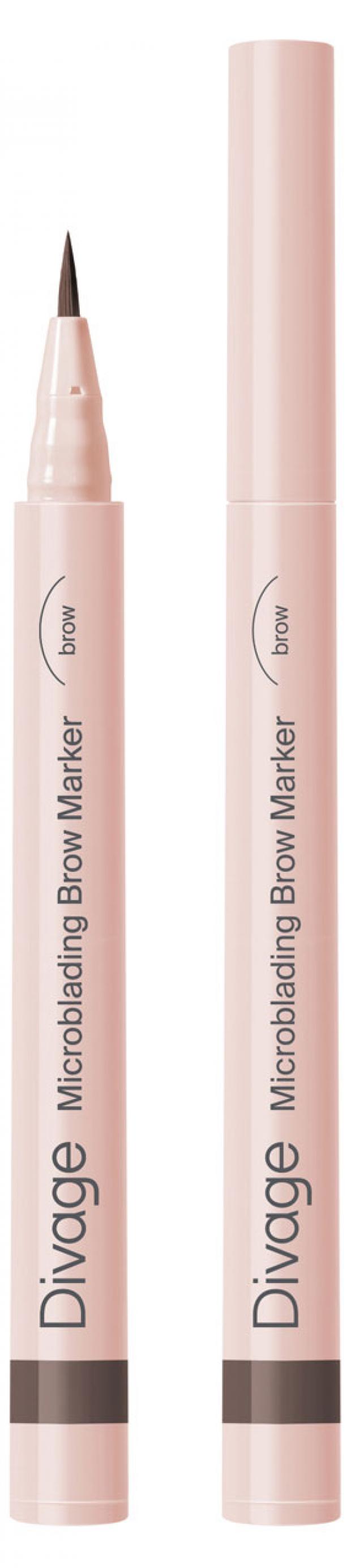 

Divage Стойкий маркер для бровей с эффектом Microblading, тон 03