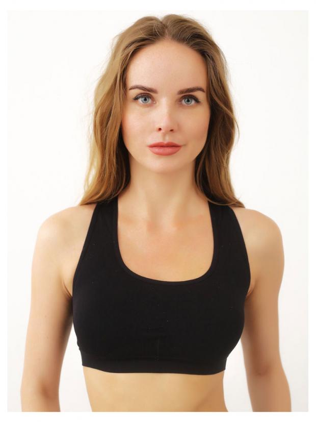 

Спортивный топ SeamlessFLEX Olympic plus черный, р.M/L
