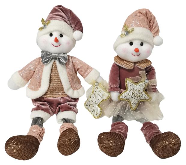 

Фигурка текстильная Снеговик, 33 см