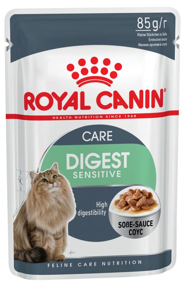 Корм для кошек Royal Canin Digest Sensitive кусочки в соусе, 85 г