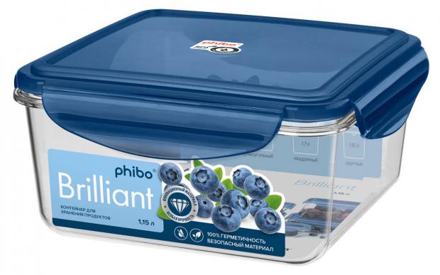 

Контейнер герметичный Phibo Brilliant, 1,15 л