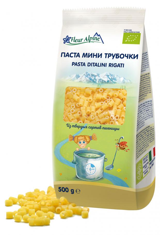 Макароны Мини трубочки Fleur Alpine для всей семьи, 500 г