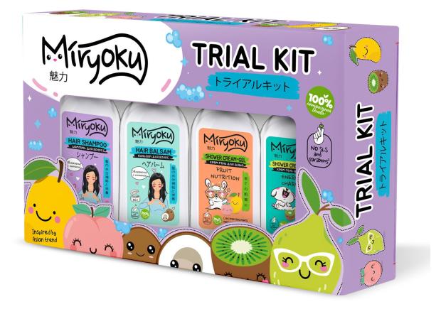 

Подарочный набор Miryoku Trial Kit 2 геля для душа+ шампунь+ бальзам для волос