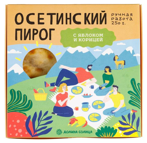 

Осетинский пирог Долина Солнца с яблоком и корицей, 250 г