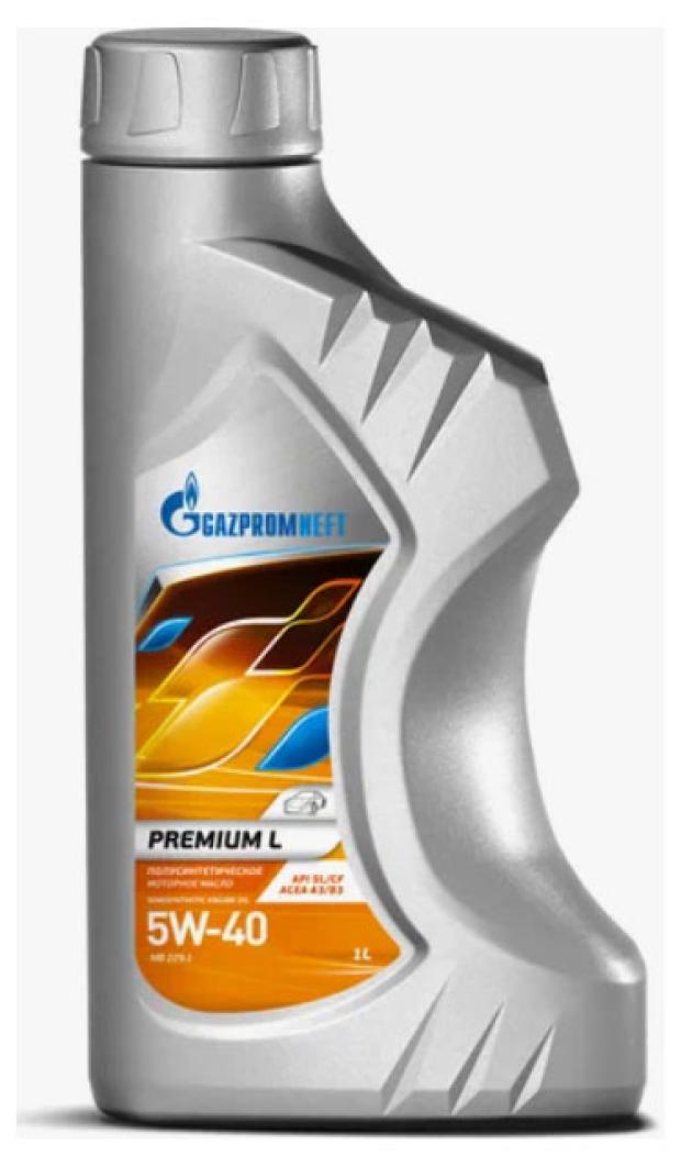 Масло моторное Gazpromneft Premium L 5W-40, 1 л масло моторное gazpromneft chain oil 1 л