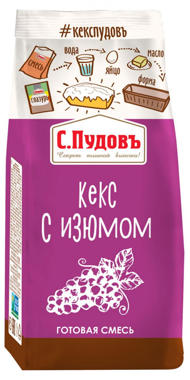 

Смесь для выпечки «С.Пудовъ» Кекс с изюмом, 300 г